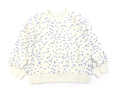Petit Piao offwhite floral sweatshirt